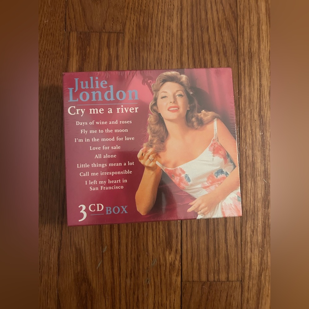 Julie London Cry Me a River Sealed 3 CD Box - New in Box